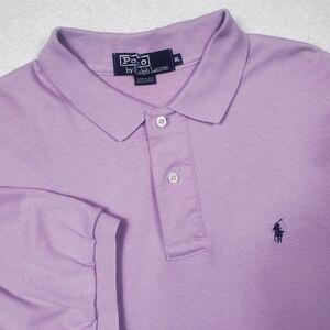 Polo Ralph Lauren Polo Shirt Mens XL Purple Pony Logo USA Made Short Sleeve
